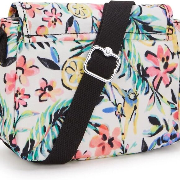 Versatile Floral Mini Bag for Women - Secure Zipper Closure & Organizing Pockets - Picture 2 of 7